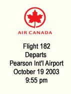 Air Canada Flight Details